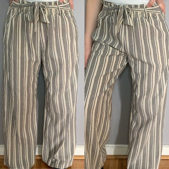Sienna Sky Pants - Sienna Sky Striped Palazzo Pants